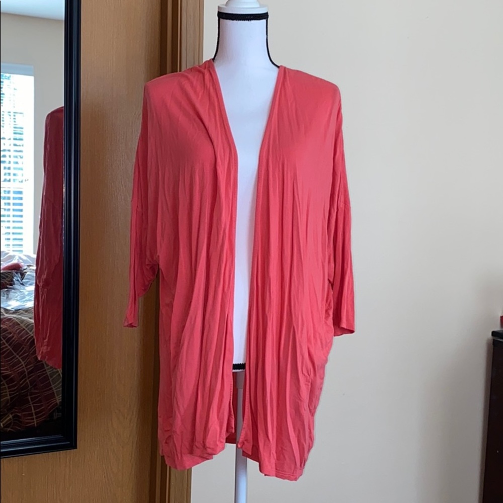 Dolman sleeve over piece